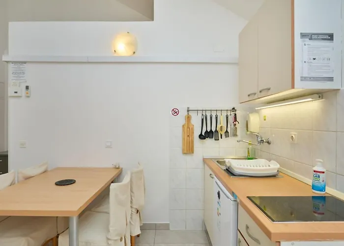 Lejlighed In With Sea View, Balcony, Air Conditioning, Wifi 5197-3 Saplunara